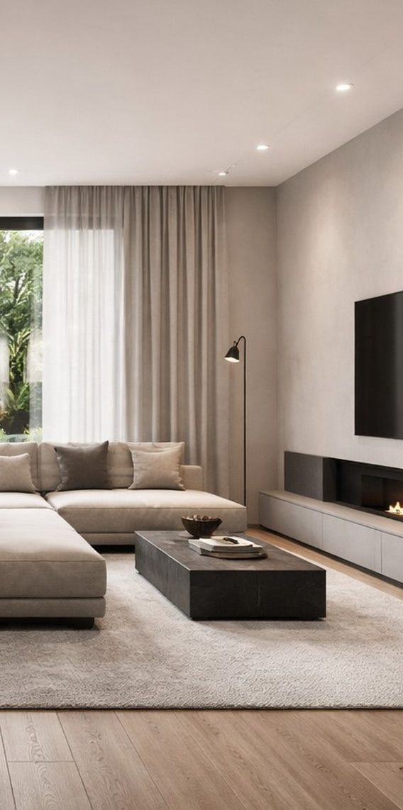 Helle Küche mit Essbereich, modernem Tisch und Stühlen, Holzbalkendecke.